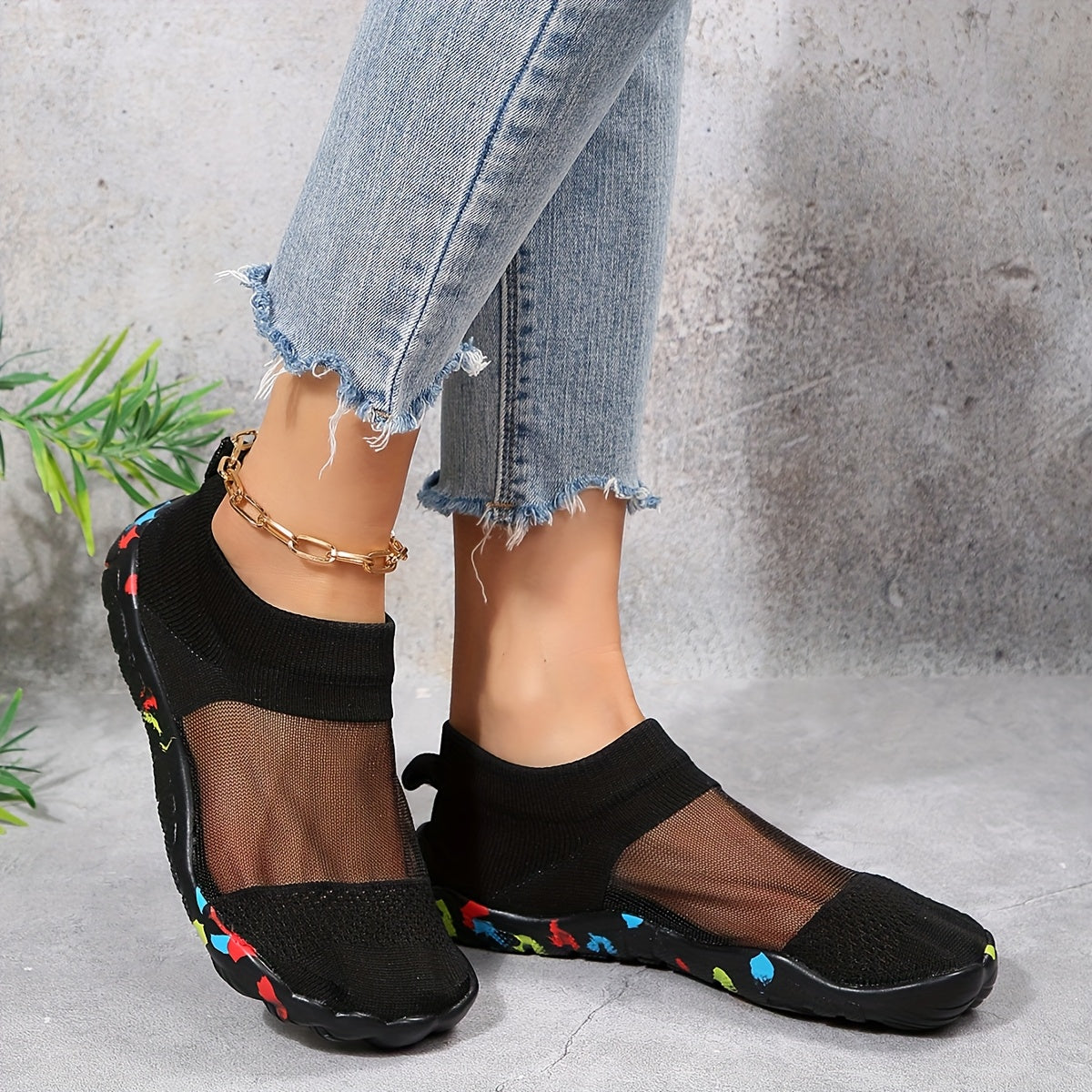 Women’s Casual Sports Shoes for Indoor Training, Water Wading, and Jogging