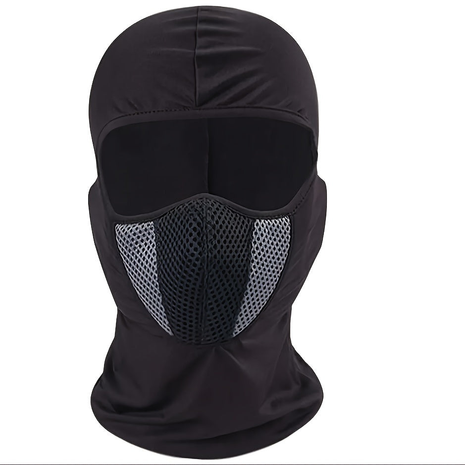 Men Women Full Face Mask Ski Mask Windproof UV Dust Outdoor Sports Black Red Blue Gray