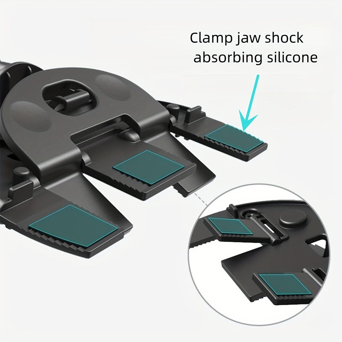 Soporte universal para teléfono de coche, montura en ranura de CD, silicona, rotación de 360°
