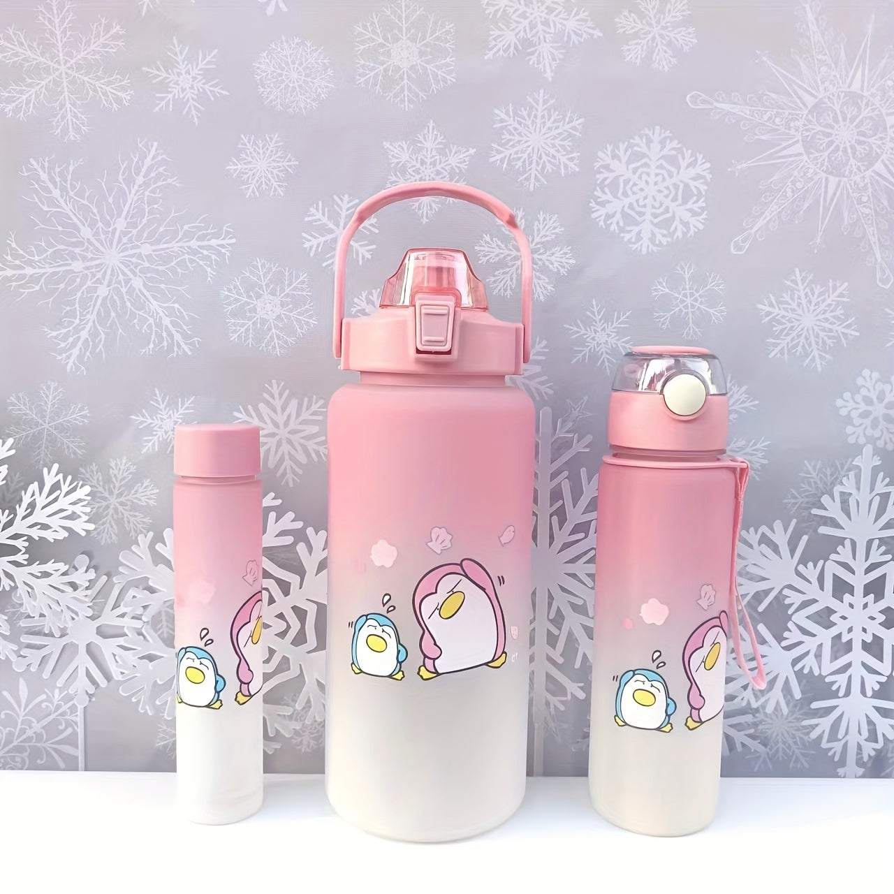 Cute Cartoon Sports Water Bottles for Kids and Adults, Multiple Sizes