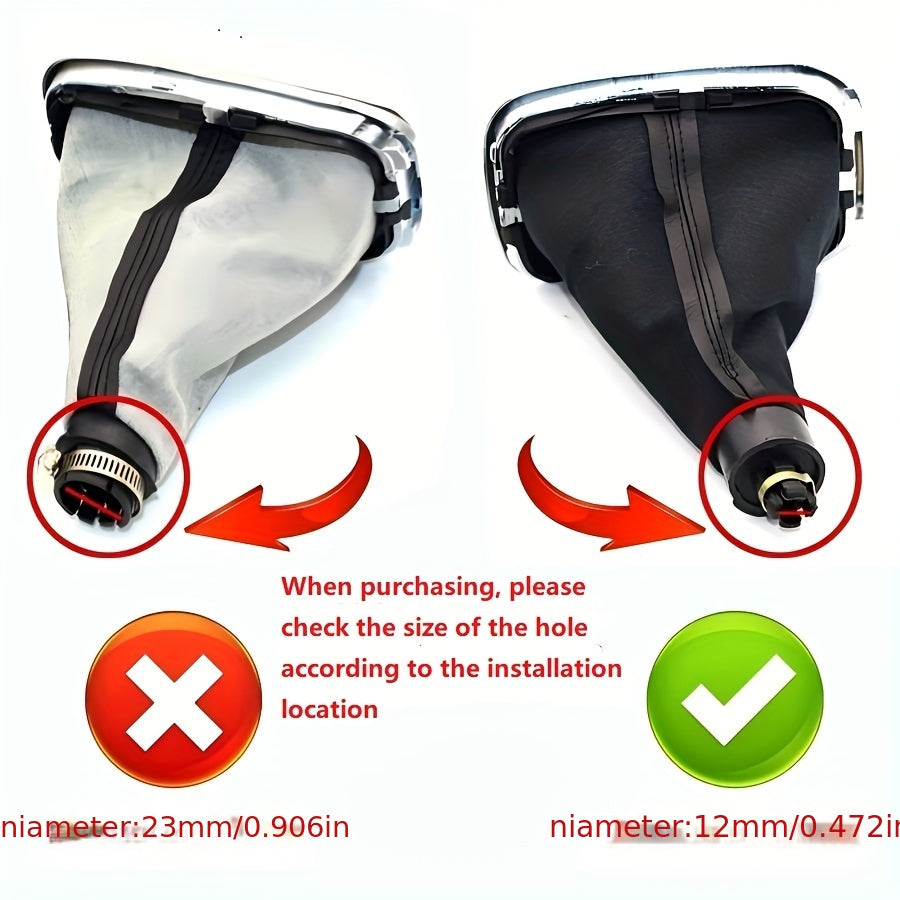 Universal 5-Speed Manual Gear Shift Knob Black Silver Red Blue for VW Golf Bora