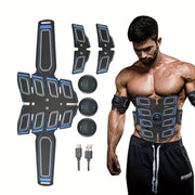EMS Muscle Stimulator Belt Rechargeable Lithium Battery for Abdominal Arm Leg Workouts