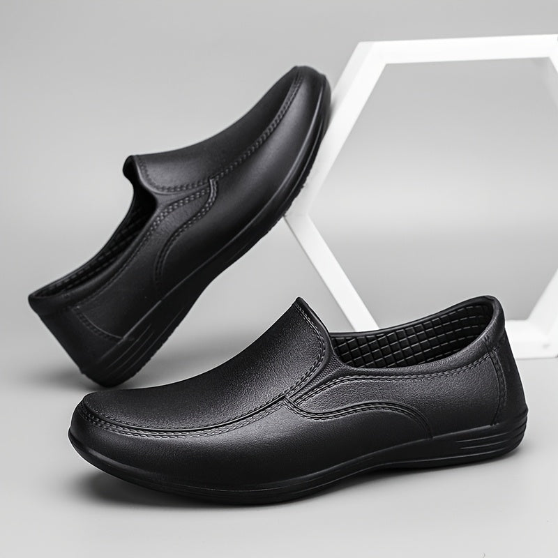 Unisex Rain Shoes Lightweight Non-Slip Rubber Sole All-Season Chef Footwear