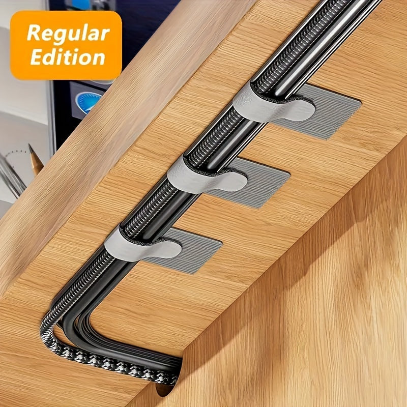 20 piezas de cinta de gestión de cables de nylon con diseño de bloqueo fácil para la organización de cables