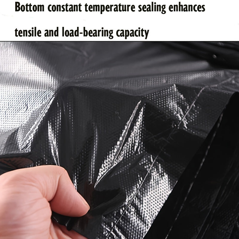 50 Pack Heavy Duty Garbage Bags 7-Gallon and 30-Gallon for Outdoor and Industrial Use