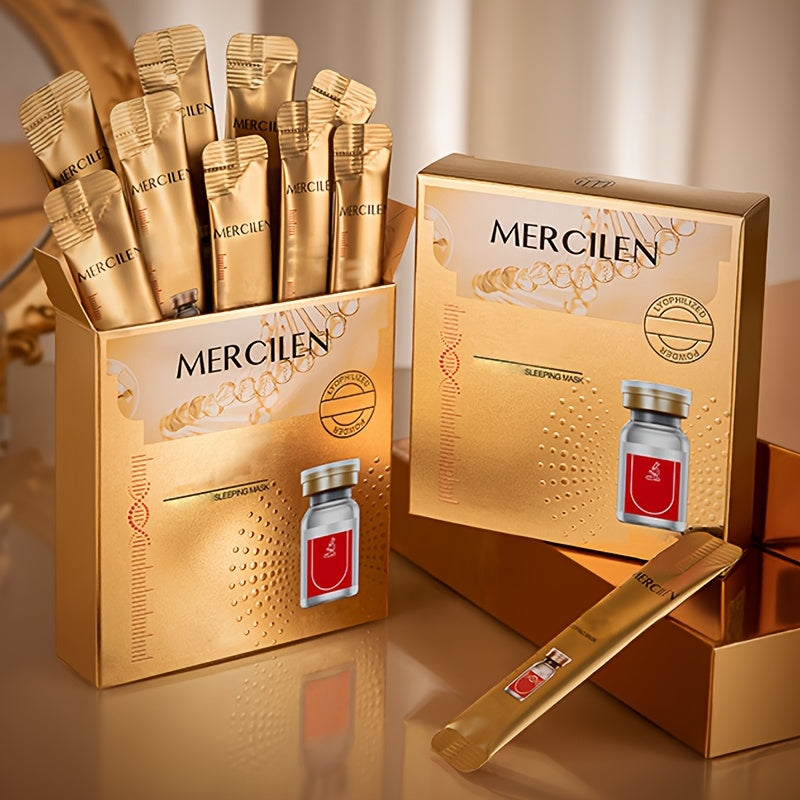 Type 3 Collagen Sleep Mask Gift Set for Firming Hydrating Brightening Skin 20pcs