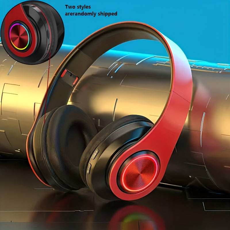 Wireless Headphones Foldable Retractable Long Battery Life for Travel TV PC Phone