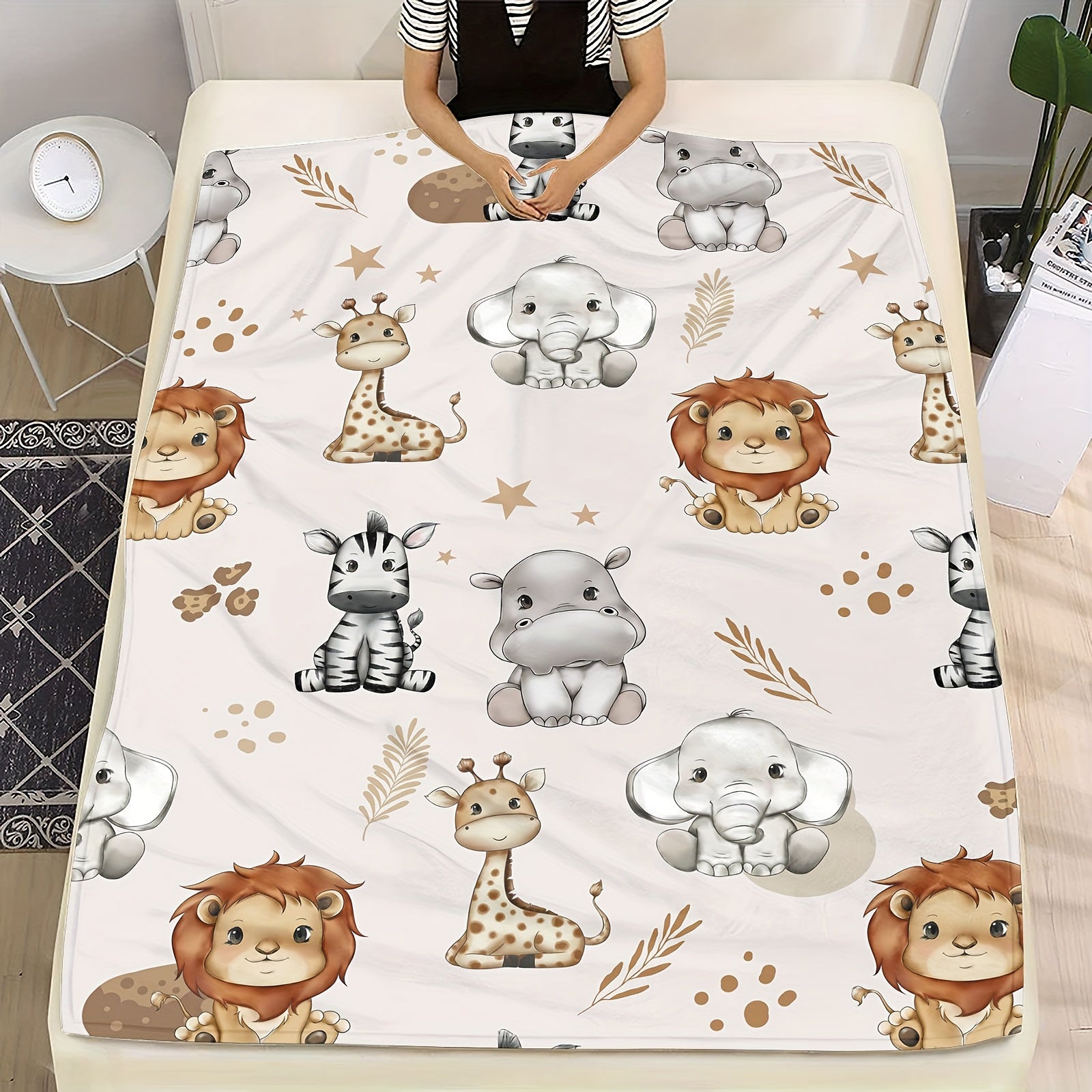 Manta de franela para adultos, cálida y acogedora para cama, sofá, sillón, regalo