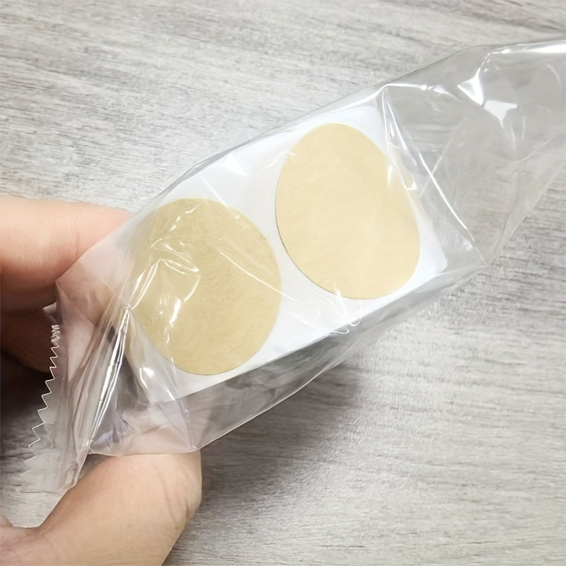 500 Kraft Paper Sticker Roll for Packaging and Labeling Jewelry Crafts Organizing