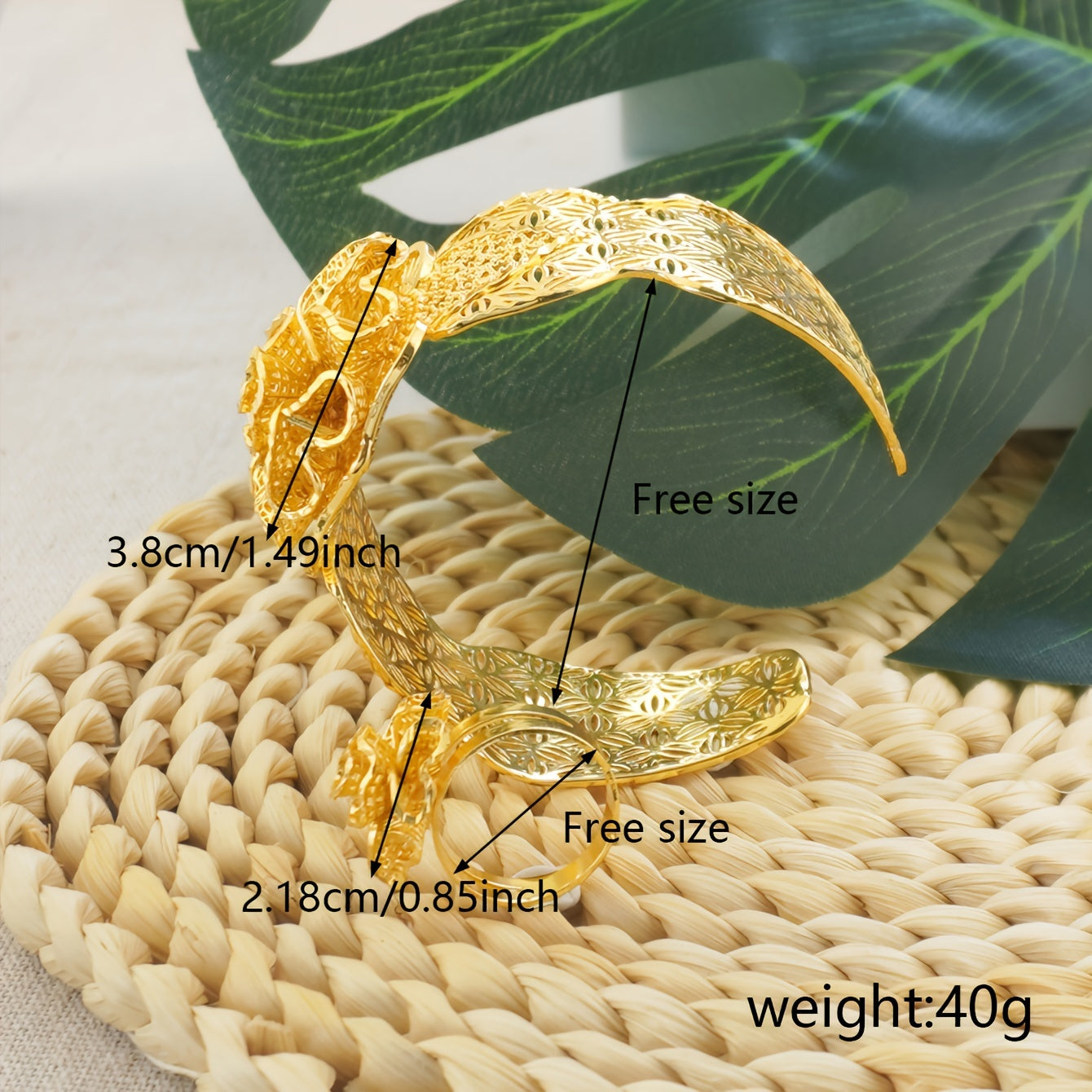 Boho-Chic Jewelry Set with Floral Pattern for Weddings and Events