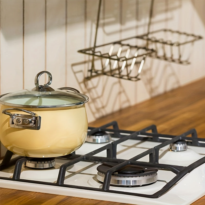 Metall gaz pechkasining yonish joylari uchun qopqog'lar to'plami, konkav temir himoyachilar