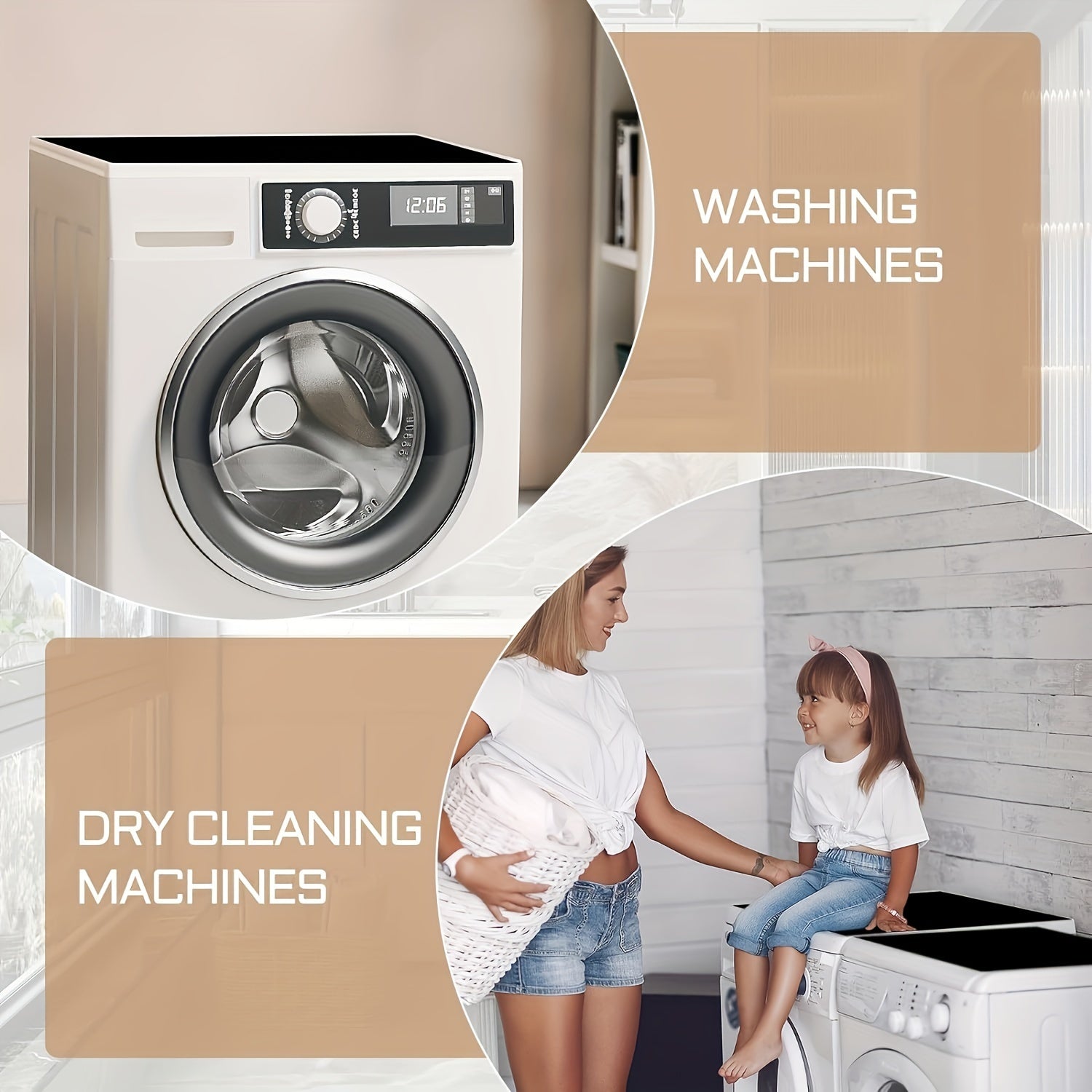 Machine Cover Cushion Diatomaceous Mud Water Absorption Anti Slip Dirt Resistant Countertop Mat