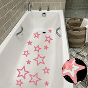 Waterproof Star-Shaped Bathtub Stickers Non-Slip Self-Adhesive Removable Bathroom Decor
