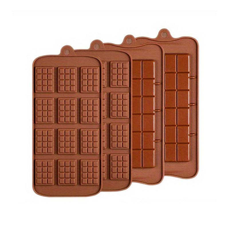 Silicone Chocolate Mould 12 Grids for Pastry Candy and Cookies Baking Tool