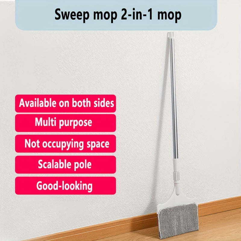 Uyda tortiladigan ikki tomonlama mopu, shisha, divan, yotoq va bo'shliqlar uchun ko'p funksiyali tozalash vositasi - do'stlar uchun mukammal amaliy sovg'a