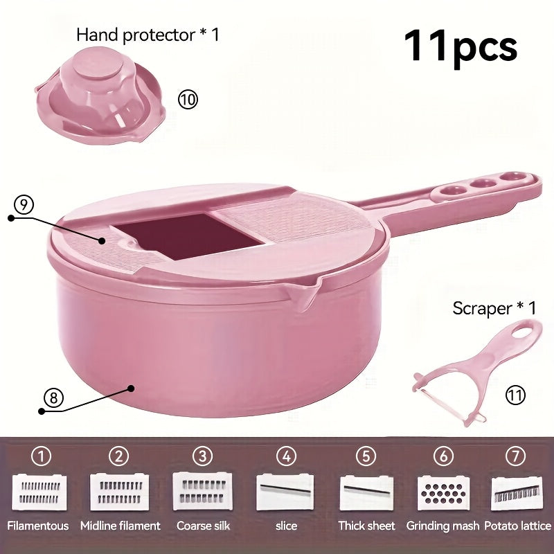 Multi-Functional Vegetable Chopper for Cutting Slicing Shredding Grating in Commercial Kitchen
