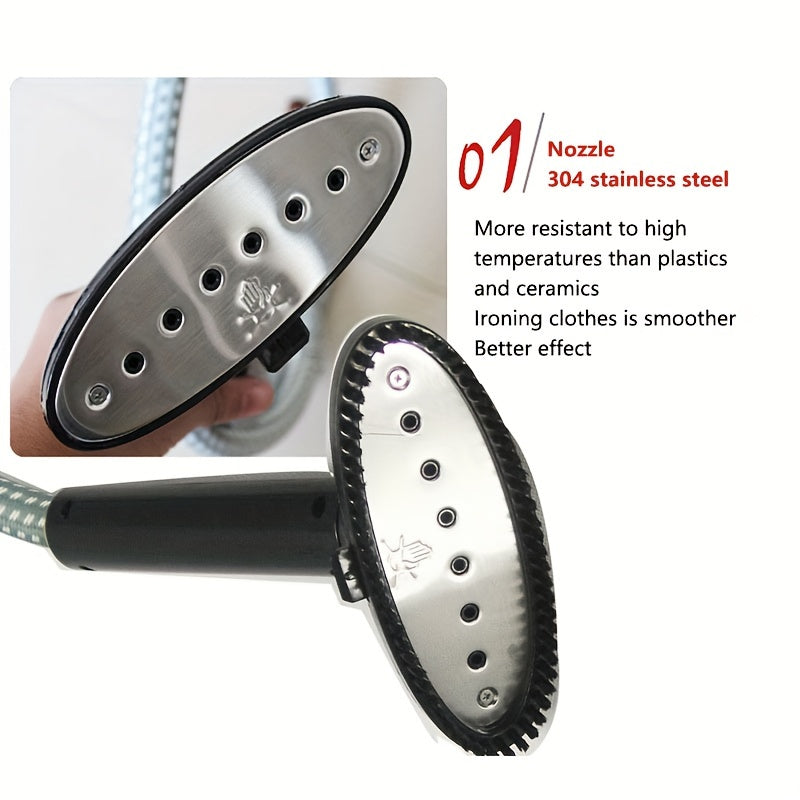 Steam Iron Accessory Kit with Anti-Scald Handle and Nozzle for Home Use