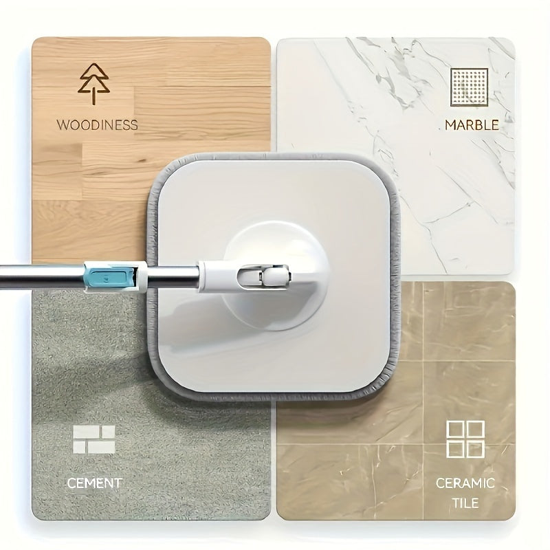 Quvvatli Sewage Separation Hands-free Wash Mop va Bucket Setini oling, 3 ta mop mato bilan to'liq. Bu Household Rotating Floor Mop charchagan va samarali tozalash uchun mukammal, Quruq va Ho'l ikki tomonlama dizayni bilan. Uy, oshxona va