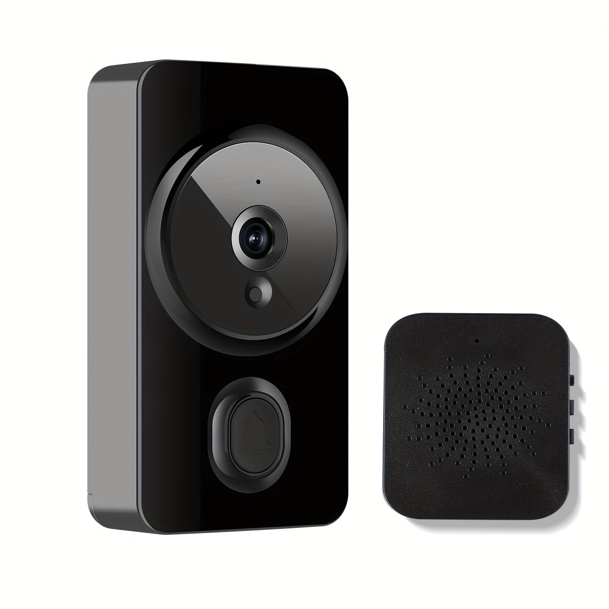 Wireless Video Doorbell with WiFi App Control Two-Way Audio Night Vision Cloud Storage Battery Powered