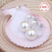 Vintage uslubidagi nozik bilakuzuklar 925 sterling kumushdan tayyorlangan, shirin suv marvaridi bilan bezatilgan, gippoallergen va ayollar uchun nafis.