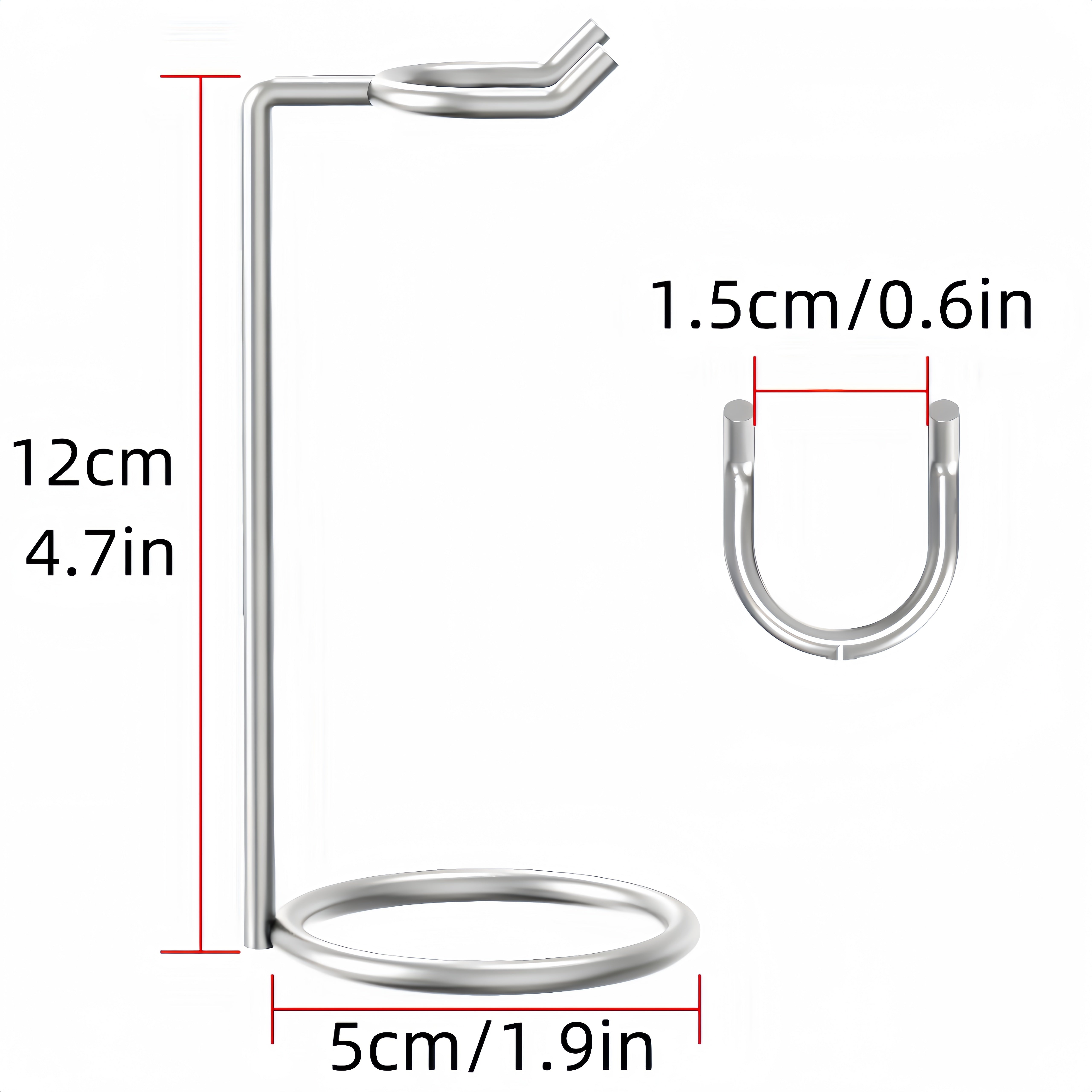 Stainless Steel Razor Stand Shaving Brush Holder Travel Razor Organizer