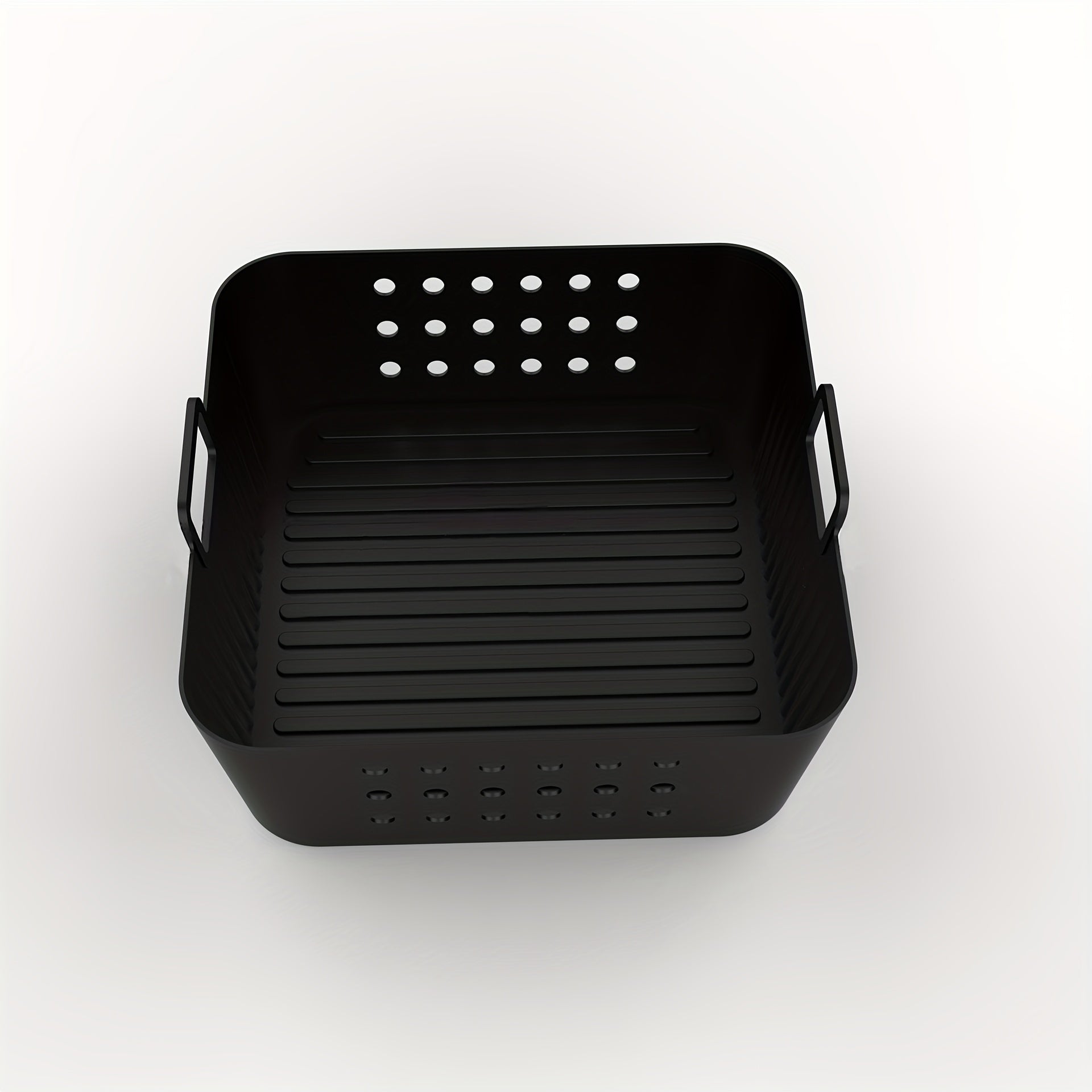 7.87-inch Air Fryer Pan with Reusable Square Silicone Liner for AF180 AF140