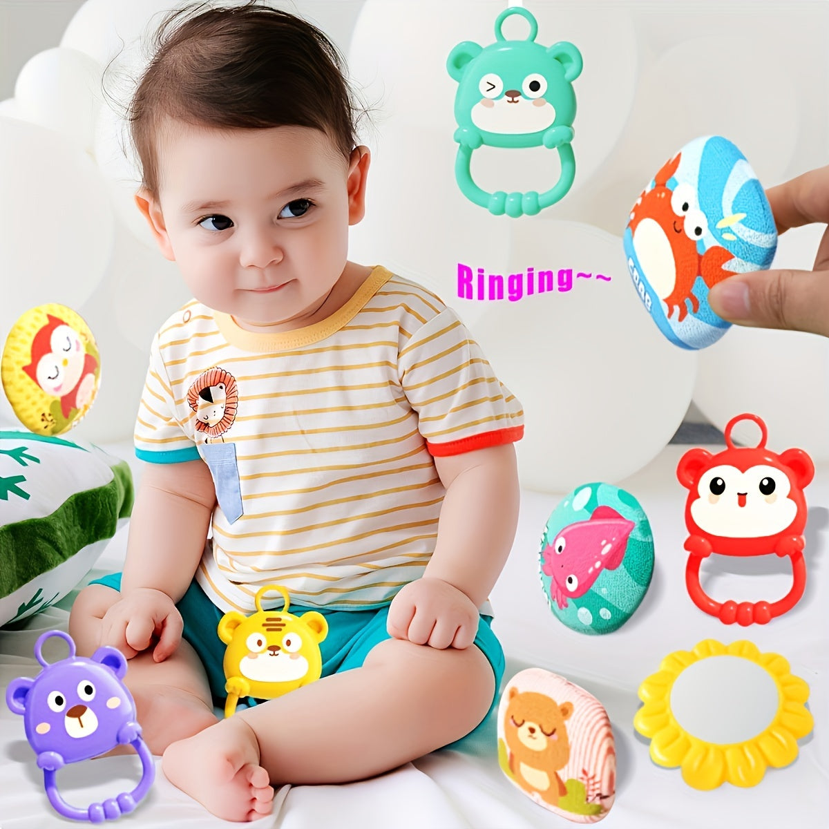 Игровой коврик с ракетной тематикой и музыкальной педалью пианино для малышей в возрасте от 0 до 3 лет, универсальное активное одеяло в синем/красном/зеленом цвете - отличный подарок на дни рождения, праздники и особые случаи.