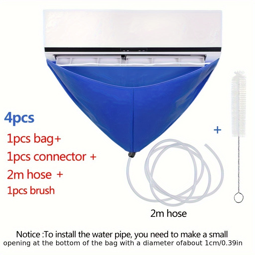 Air Conditioner Cleaning Kit Pack of 4 Wall-Mounted Units Dust Collector Tools