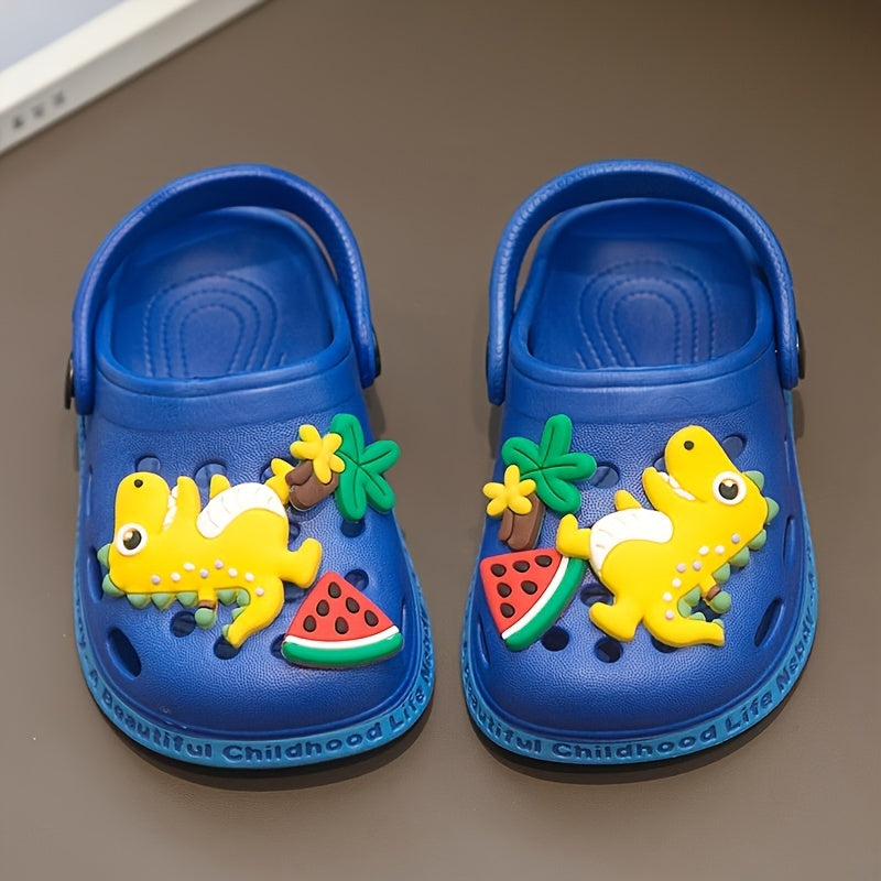 Kids Boys Dinosaur Sandals All-Season Breathable EVA Casual Non-Slip