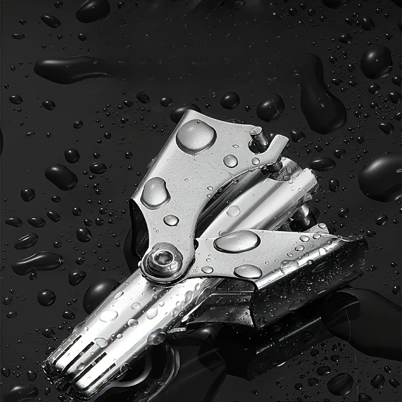 Recortador de vello nasal manual de acero inoxidable para uso personal