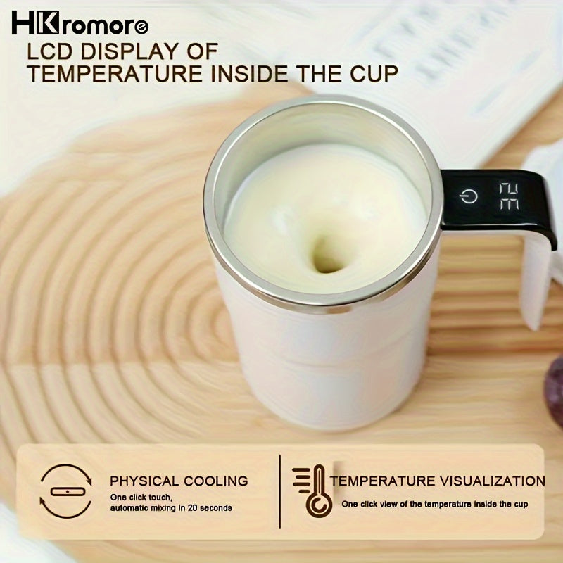 Portable Electric Coffee Cup With Temperature Control And Stainless Steel
