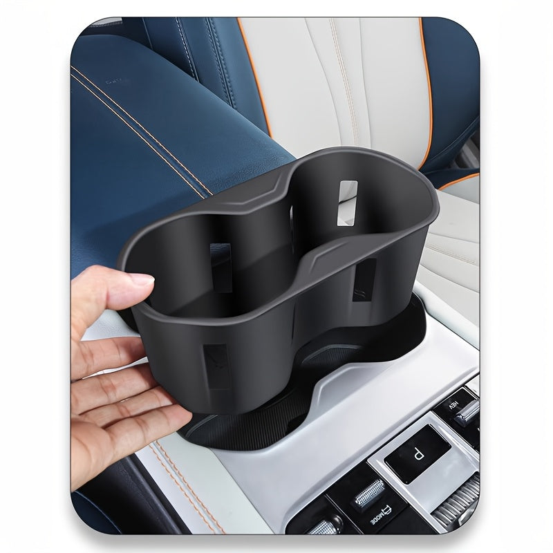 Center Console Cup Holder Protector Soft Durable Material Spillproof Easy InstallCar Interior Accessory