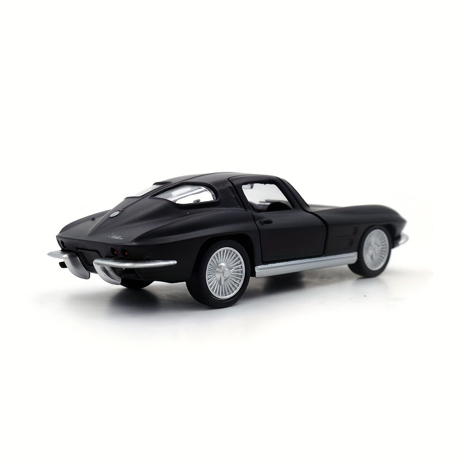 Kids Die-Cast Vintage Sports Car Toy 1:36 Zinc Alloy Openable Doors Red Blue Black