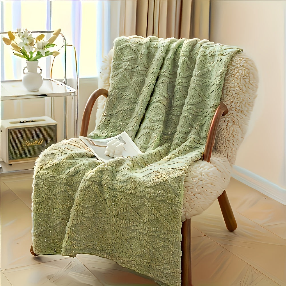 Hypoallergenic Plush Air Conditioning Blanket for All Seasons 300-350gsm