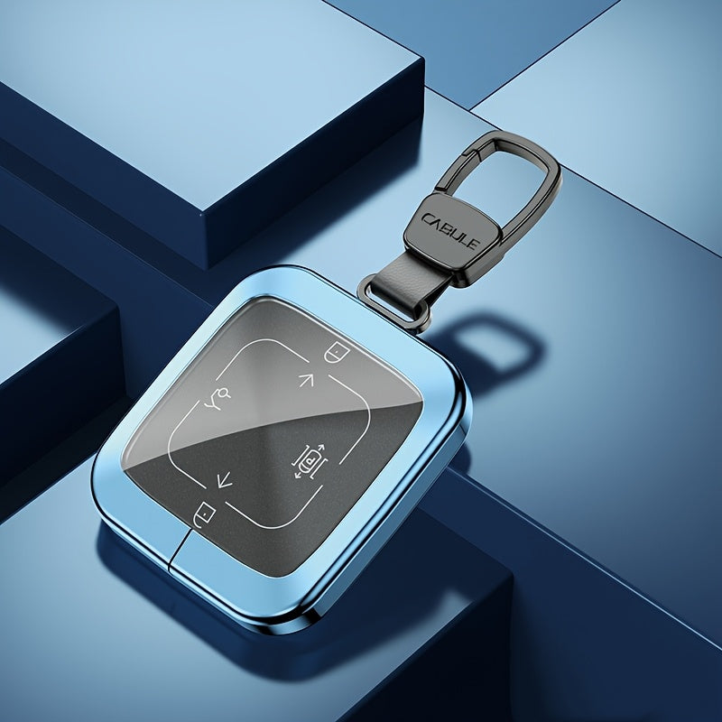 Estuche para llave de coche de aleación de aluminio CNC, ligero y duradero, protección total