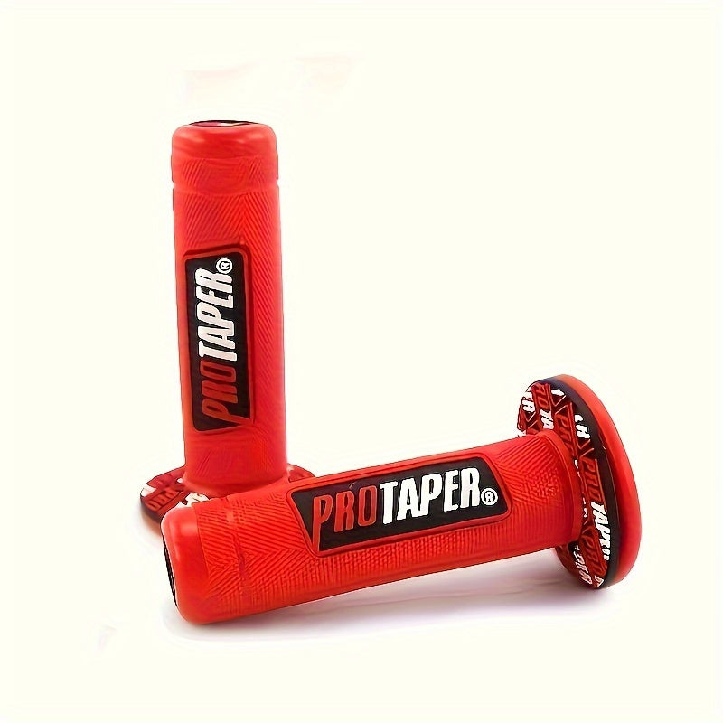 Motorcycle Handlebar Grips Durable Rubber Off-Road Bike Throttle Covers