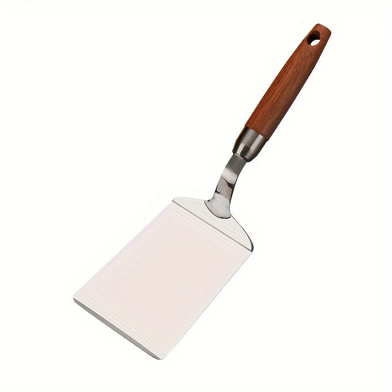 Stainless Steel Kitchen Utensil Set with Spatula, Pancake Scraper, Steak Knife