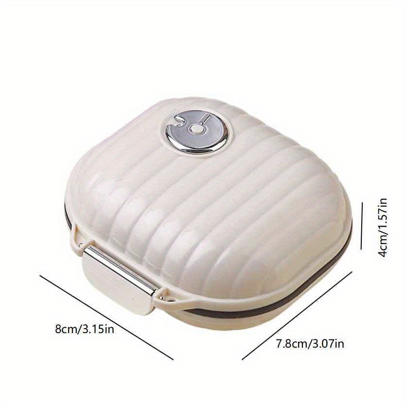 Organizador de pastillas portátil de 7 días con tapa para viajes, oficina y almacenamiento en el hogar