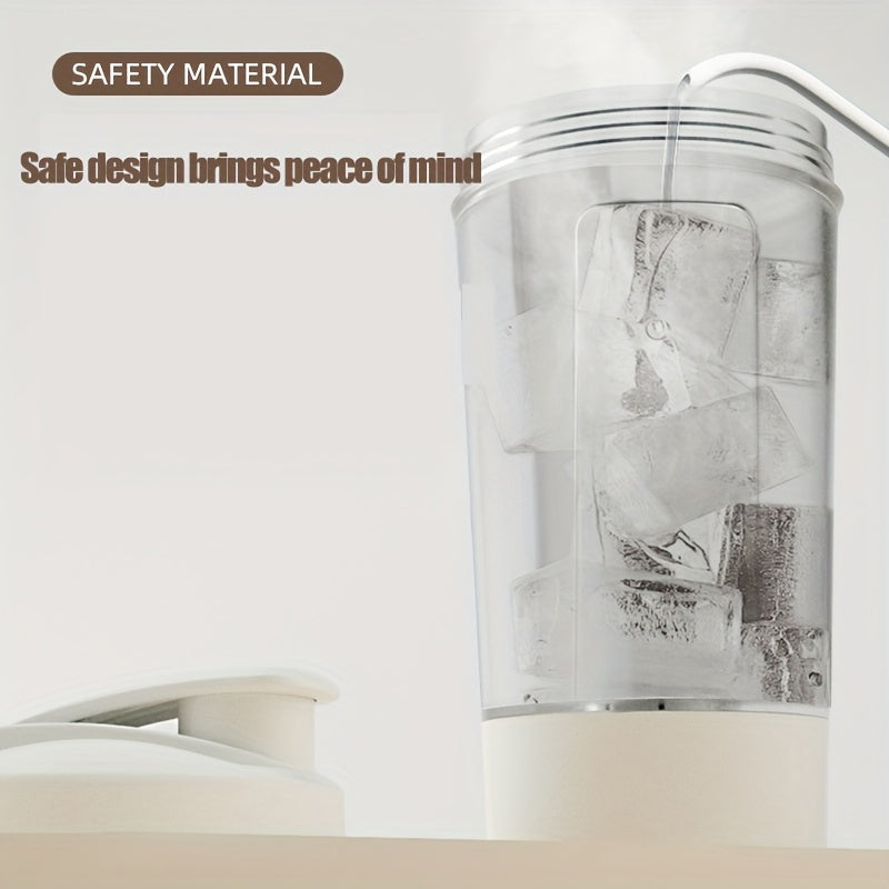 Licuadora de café con autormezcla de 400ml, portátil, recargable por USB, mezcla automática