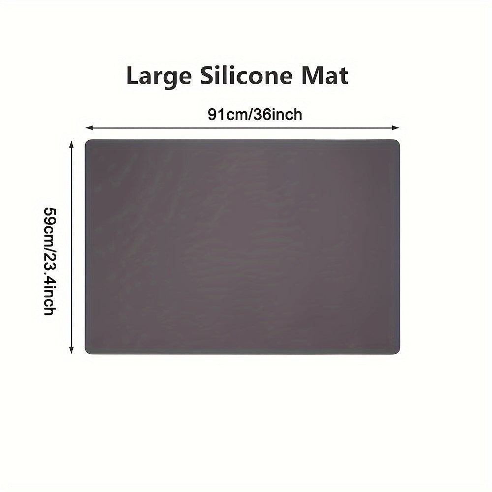 Large Silicone Baking Mat Waterproof Non-Slip Heat Resistant 36x23.4 Inches