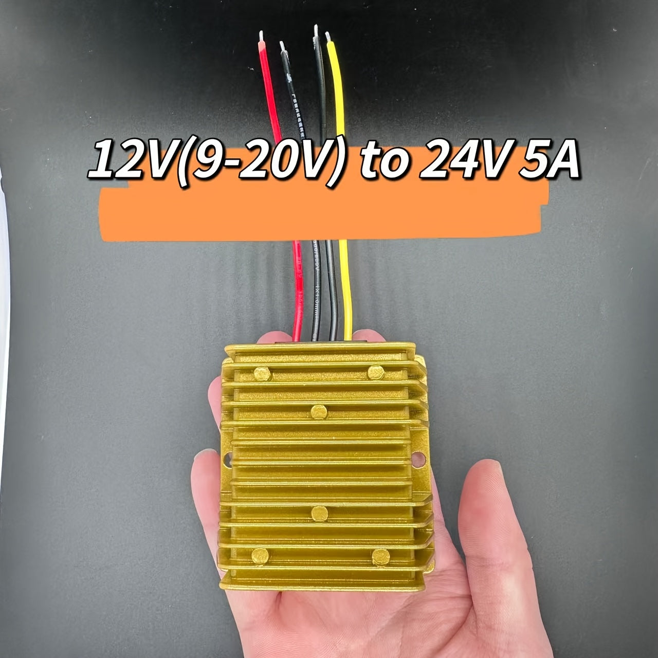 Convertidor elevador DC-DC de 9V-20V a 24V 1A-20A Fuente de alimentación para electrónica