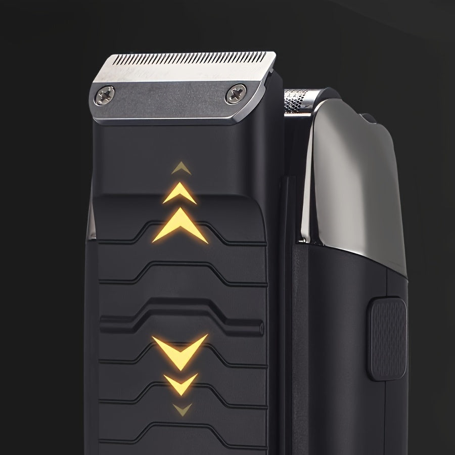 Men's Cordless Electric Razor with USB Rechargeable Twin Blade Trimmer and Washable Shaver