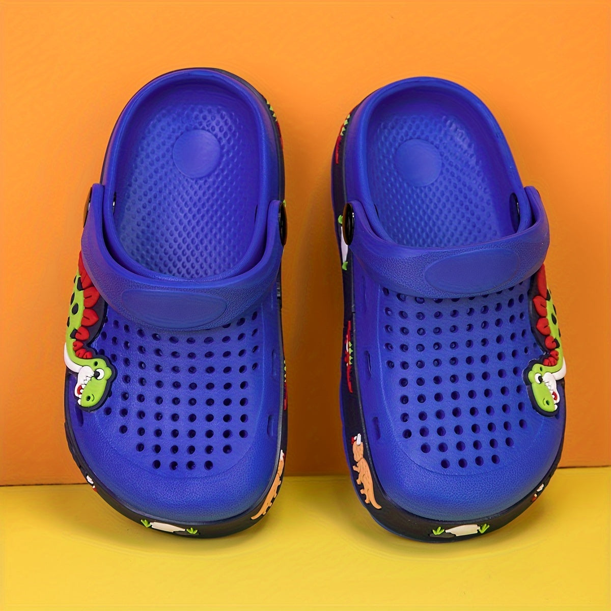 Детские мультяшные тапочки на мягкой подошве для мальчиков и девочек, дышащие, легкие, для использования внутри и снаружи, на пляже