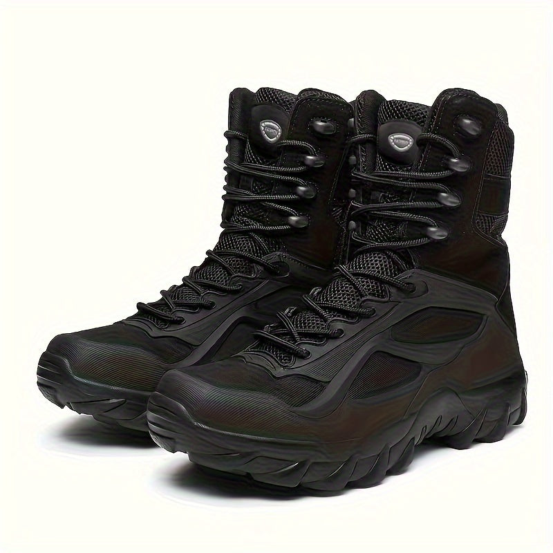 Men's Hiking Boots High-Top Outdoor Shoes with EVA Sole