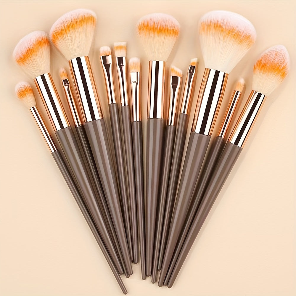 13pcs Makeup Brush Set Soft Fluffy Foundation Blush Eyeshadow Kabuki Beauty Tools