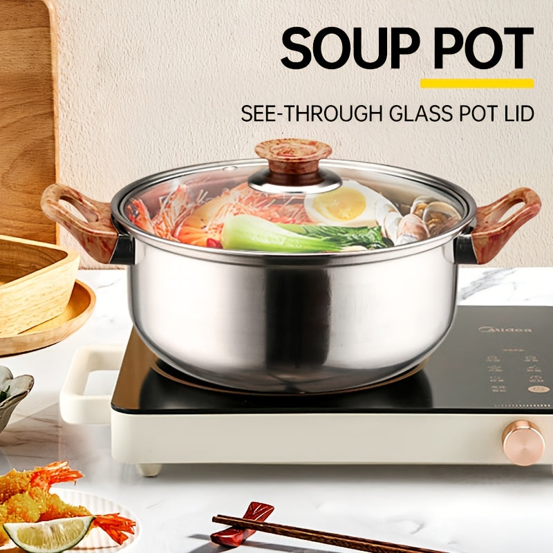 Noxud qozonlar to'plami - 10 dona mustahkam sho'rva va sut qozonlarini o'z ichiga oladi, uy oshxonalariga ideal