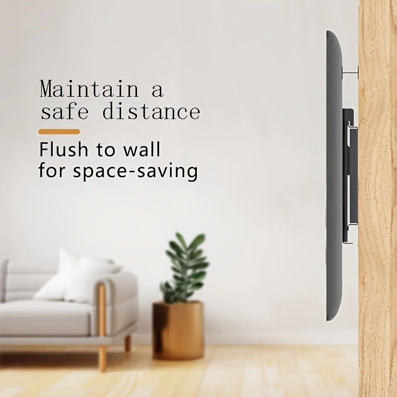 Ultra-Eng Yassi Po'lat TV devoriga o'rnatish bracketlari 66-152cm uchun statik o'rnatish