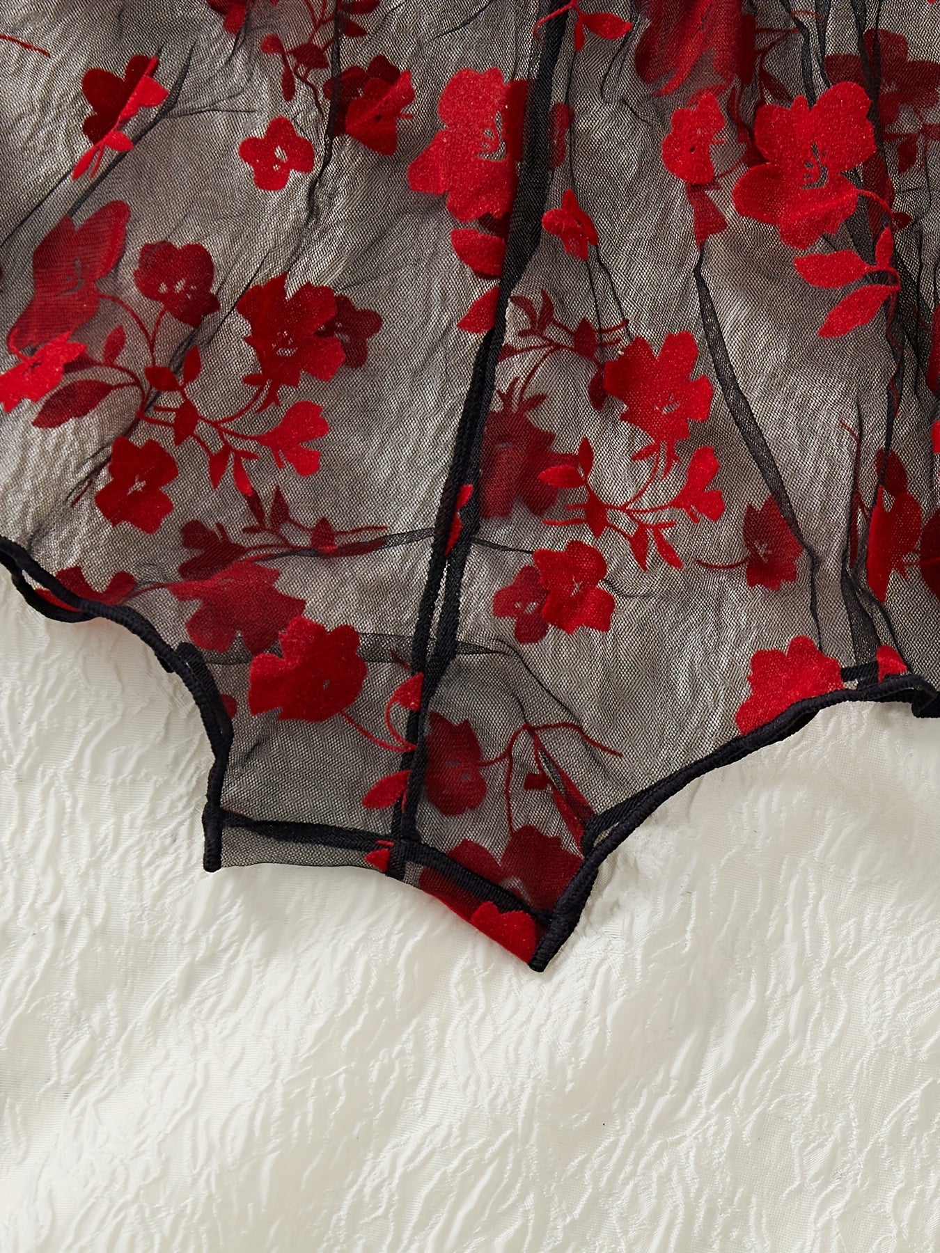 Women's Lace Satin Lingerie Set with Underwire and Adjustable Straps