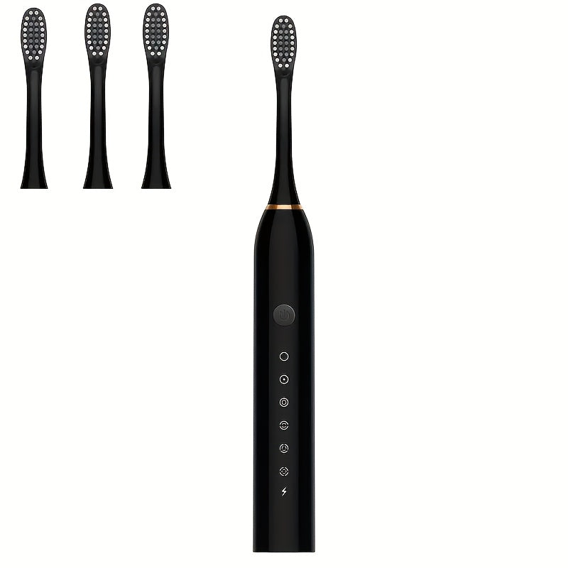 Набор электрических зубных щеток для взрослых Sonic с 4 насадками и 6 режимами