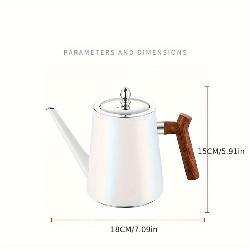 Stainless Steel Teapot Induction Compatible for Loose Leaf and Blooming Tea